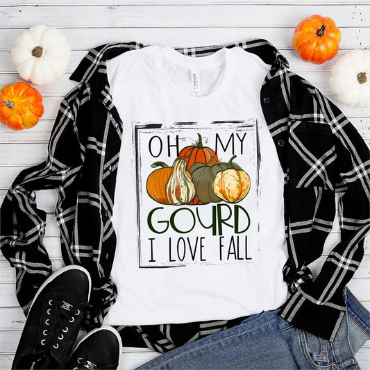 Oh My Gourd I Love Fall Halloween T-shirt