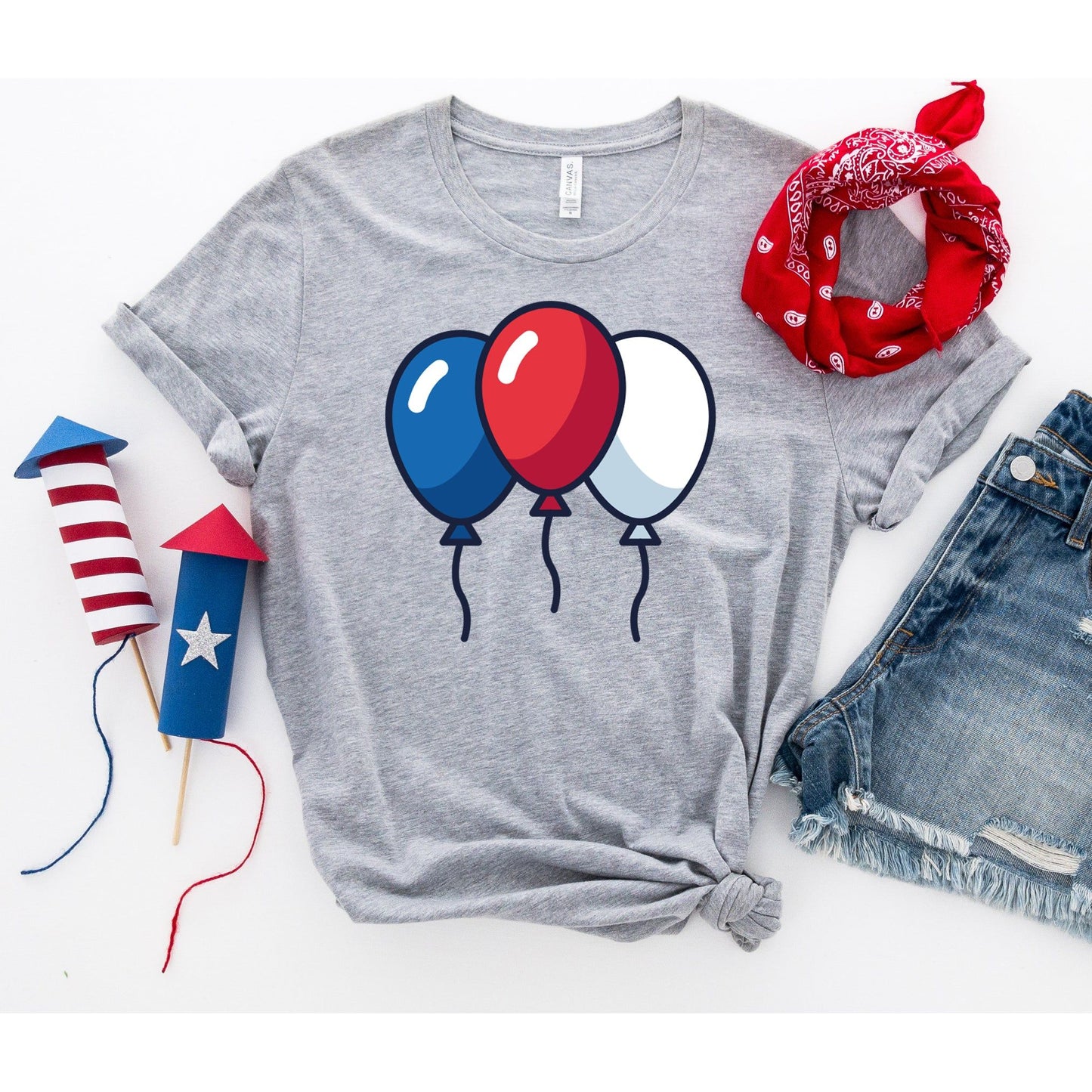 4th of July Balloons T-shirt