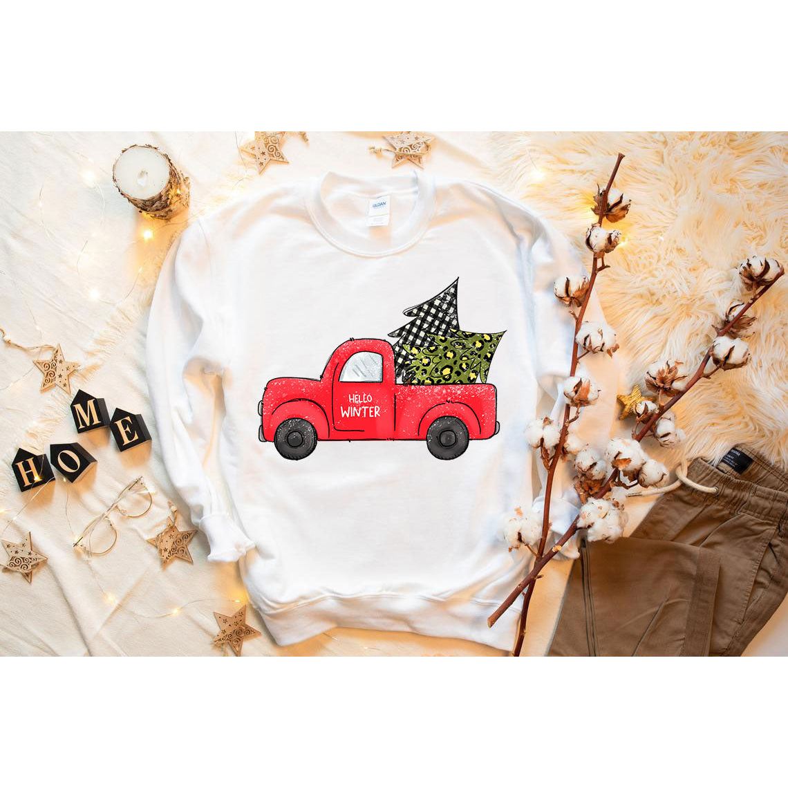 Christmas Truck Sweatshirt