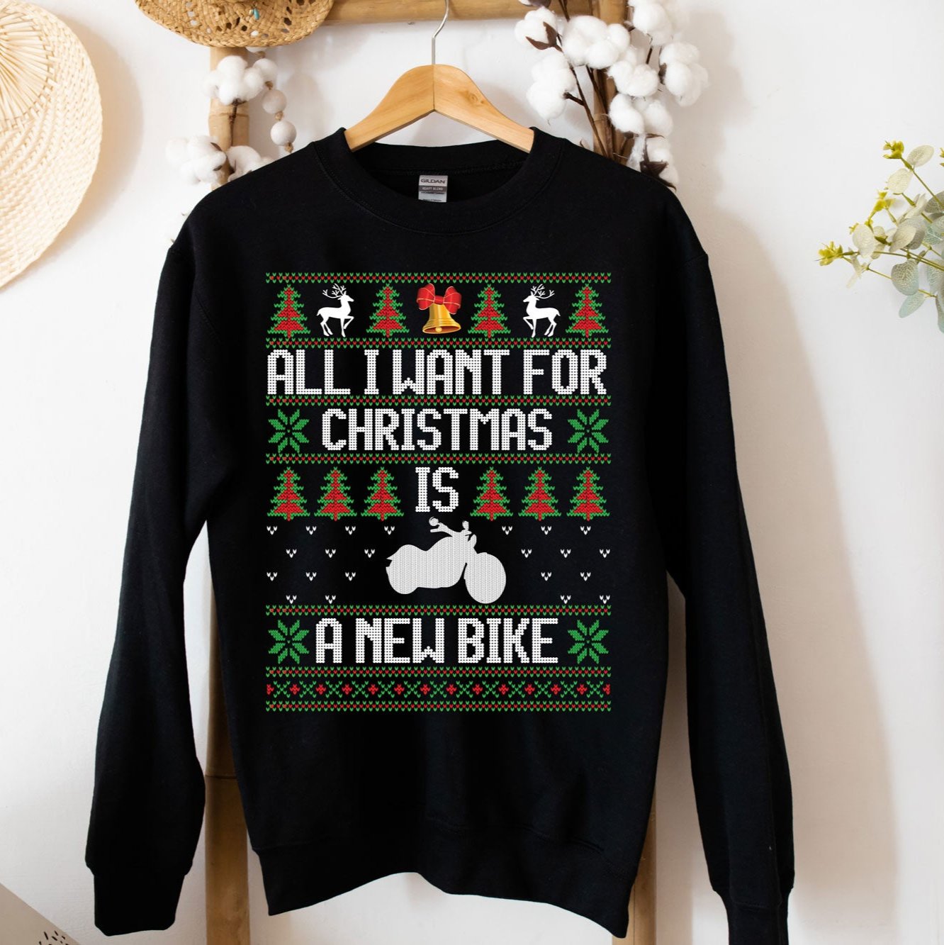 All want for Christmas is new Bike Sweatshirt