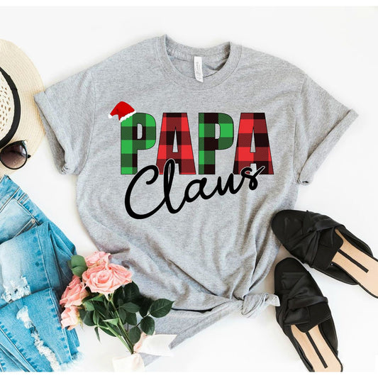 Papa Claus Kerst T-shirt