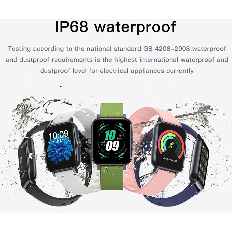 Full Screen IP68 Waterproof Ultra-Thin Smartwatch