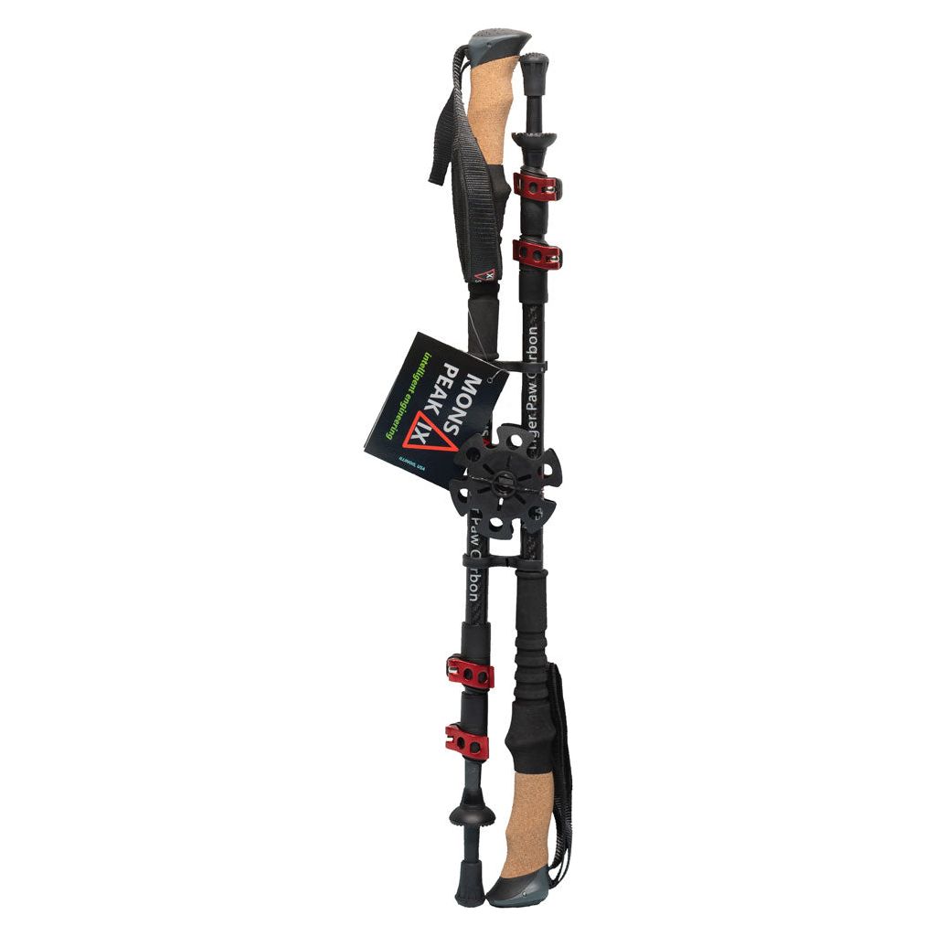 Mons Peak IX Tiger Paw Carbon Trekking Poles