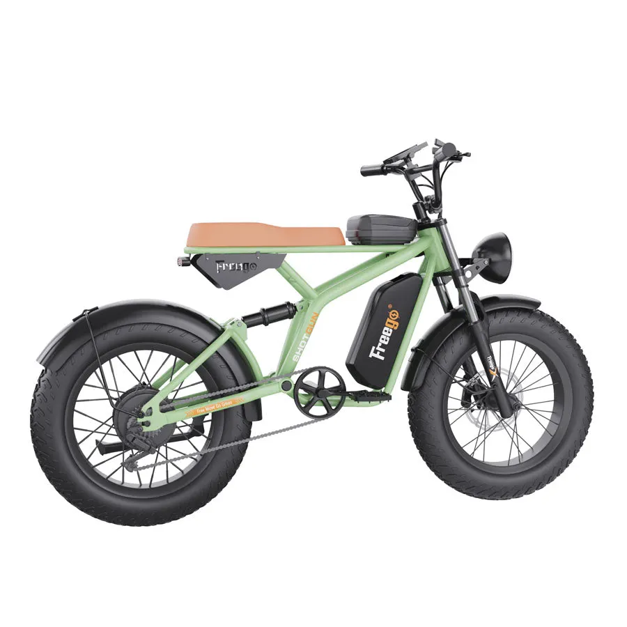 1400W Motor 7 Speed Gears Fat Tires Off Road Electric Bike - Sportkyu