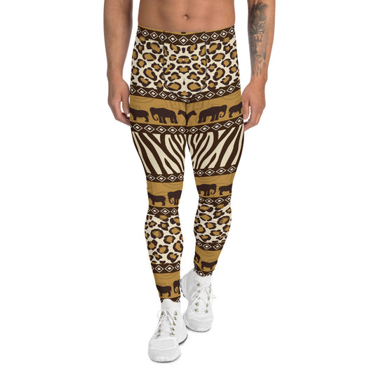 Safari Tiere Leggings für Männer 