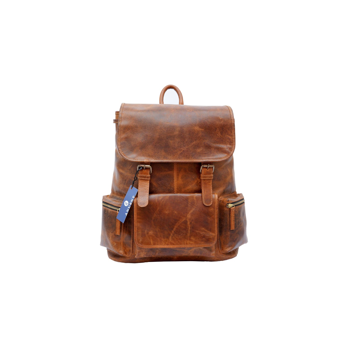 Combo Of 2, Buffalo Leather Backpack And Small Ipad Bag.