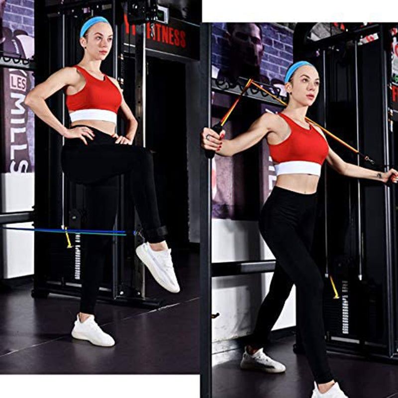 11Pcs Fitness Equipment Resistance Band Set - Sportkyu