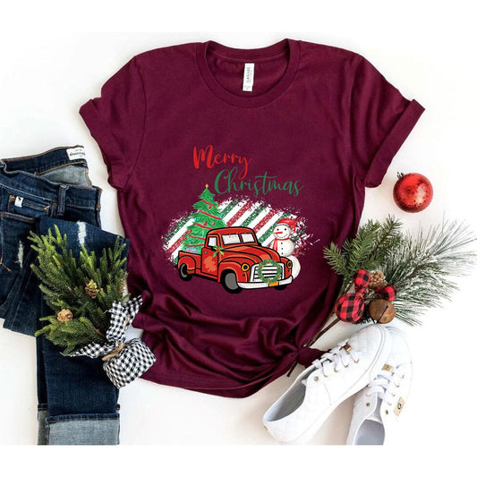 Vrolijk Kerstfeest En Vintage Shirt 