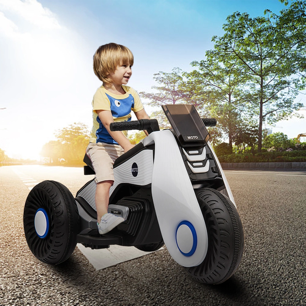 Children's Electric Motorcycle 3 Wheels Double Drive With Music