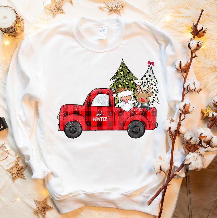 Christmas Santa Truck Sweatshirt