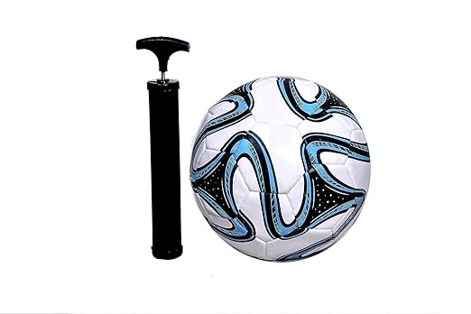 World Cup Football Hand Stiched Training with Air Pump and Pin Size 5 - Sportkyu