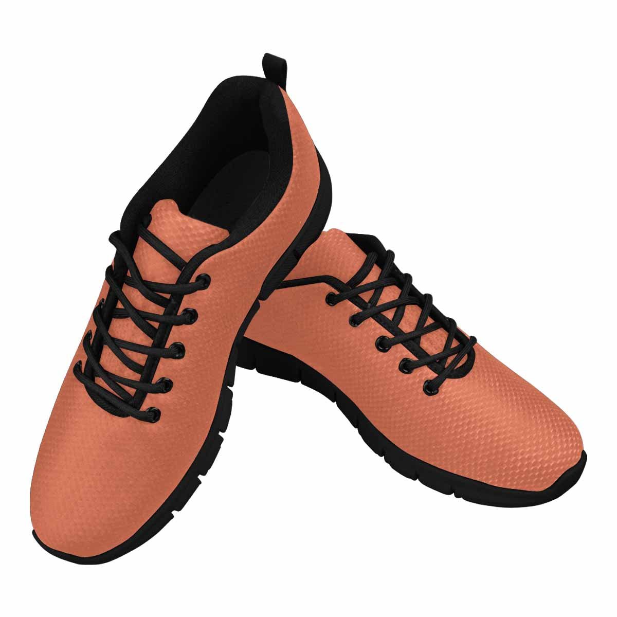 Sneakers For Men, Burnt Sienna Red Running Shoes