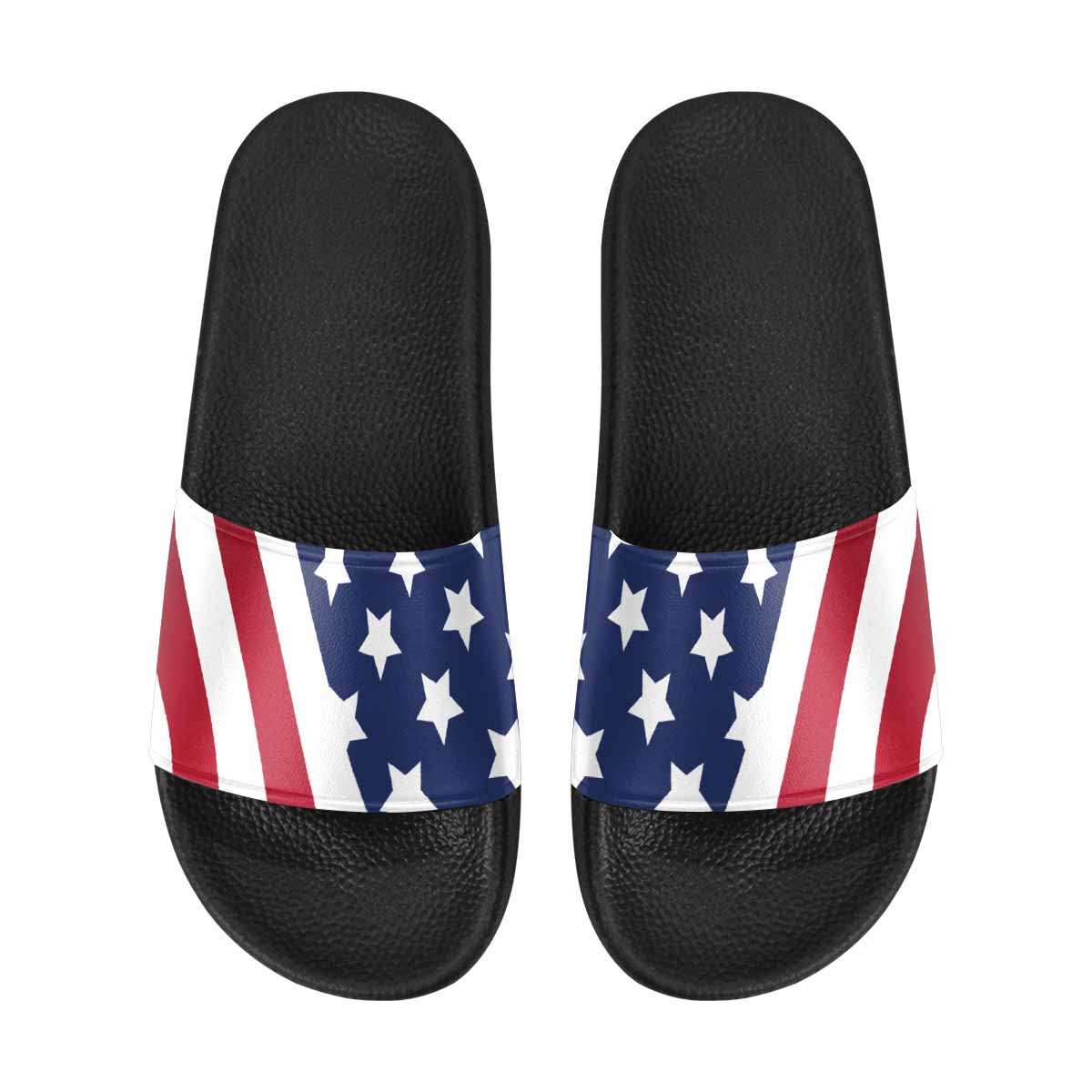 Womens Slide Sandals, Stars And Stripes Print