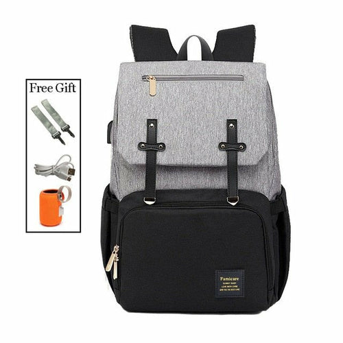 Diaper Bag Mummy Daddy Backpack Baby Stroller Waterproof Oxford