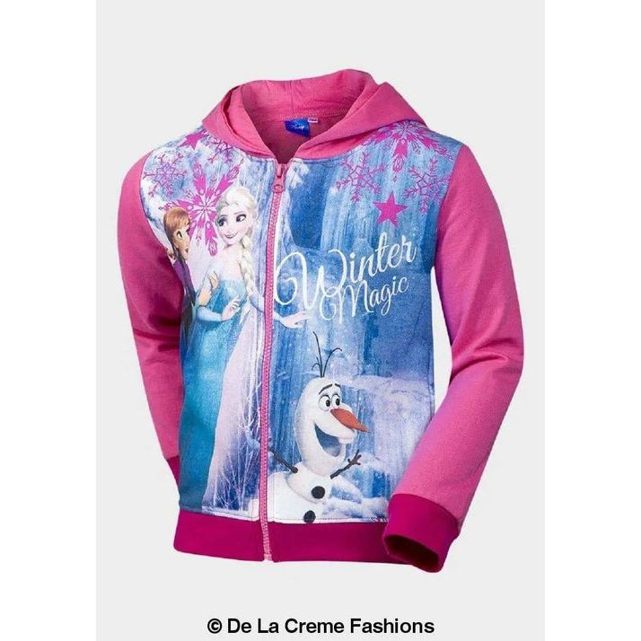 Disney - Frozen Prinses Anna Elsa Olaf met capuchon en lange mouwen voor meisjes