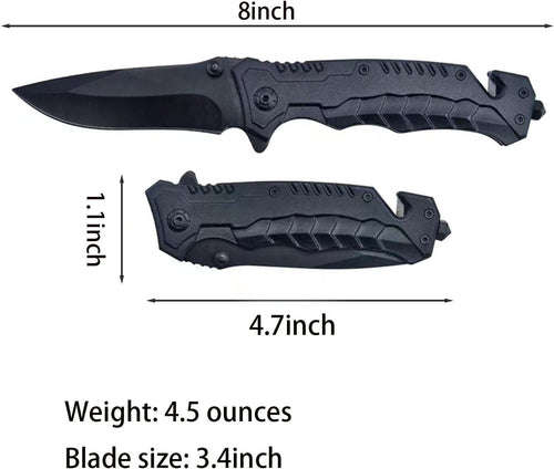 Tactical Folding Knife 10Pack Lock Knife 3.4 Inch EDC Outdoor Camping - Sportkyu