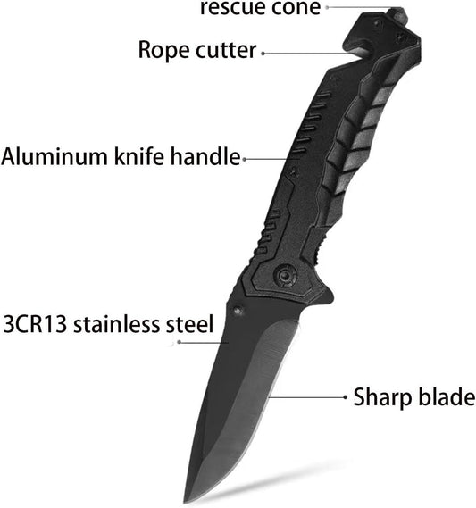 Tactical Folding Knife 10Pack Lock Knife 3.4 Inch EDC Outdoor Camping - Sportkyu