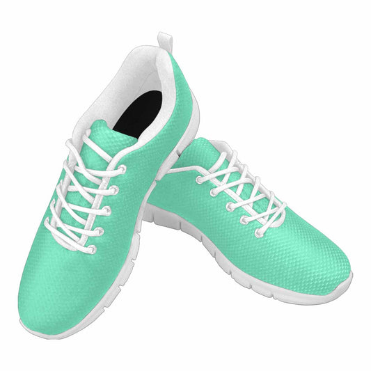 Sneakers For Men, Aquamarine Green - Running Shoes