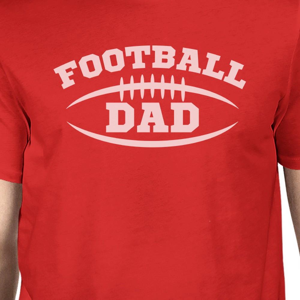 Football Dad Men's Red Short Sleeve Top Unique