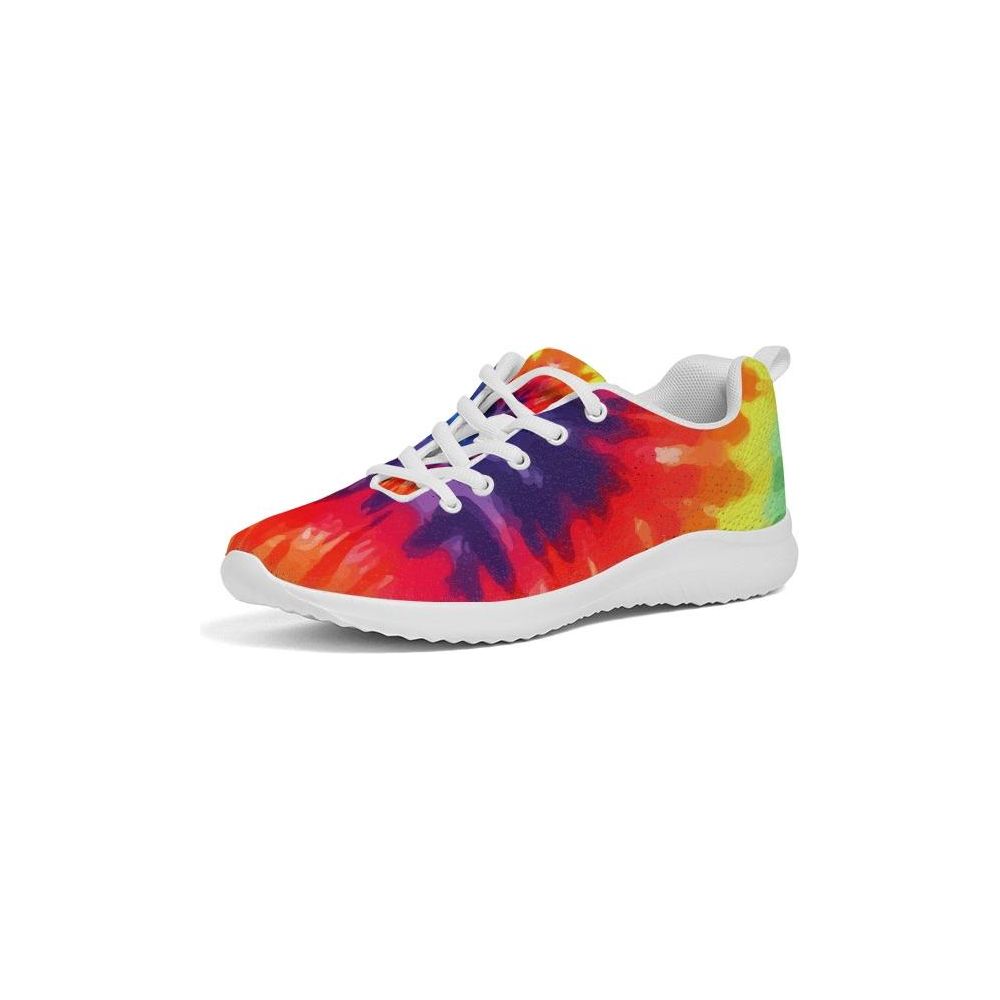 Damessneakers - Veelkleurig tie-dye stijl laag canvas hardlopen 