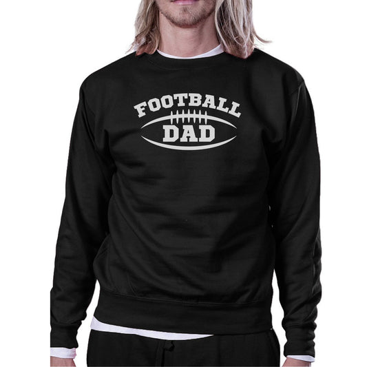 Football Dad Herren Schwarz Lustiges Design Sweatshirt Für