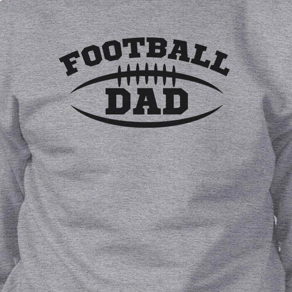 Football Dad Men's Grey Crewneck Sweatshirt Funny