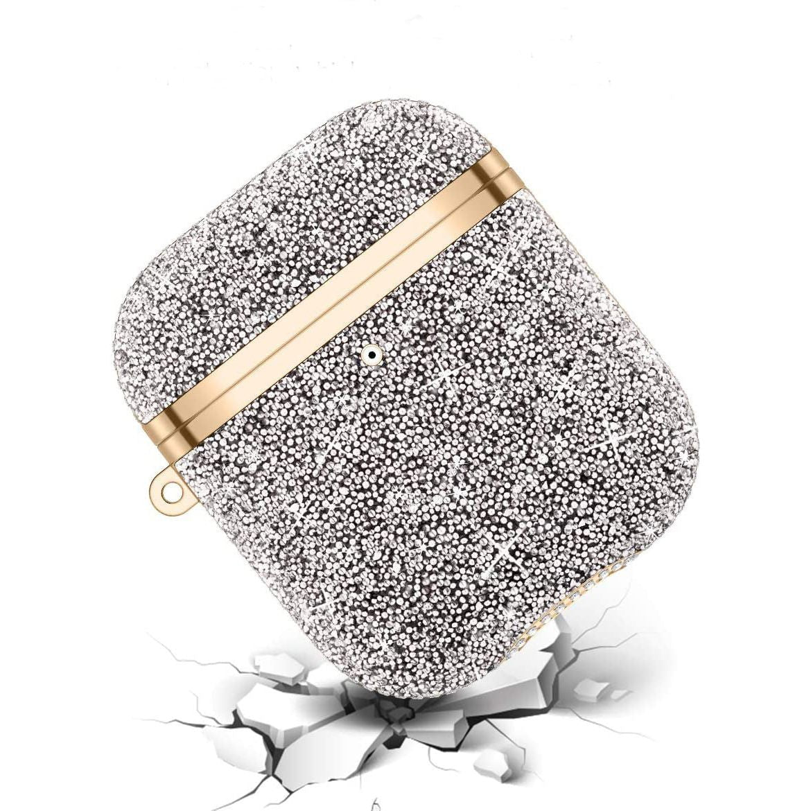 Soft Electroplating Fashion Star Diamond Earphone Sleeve