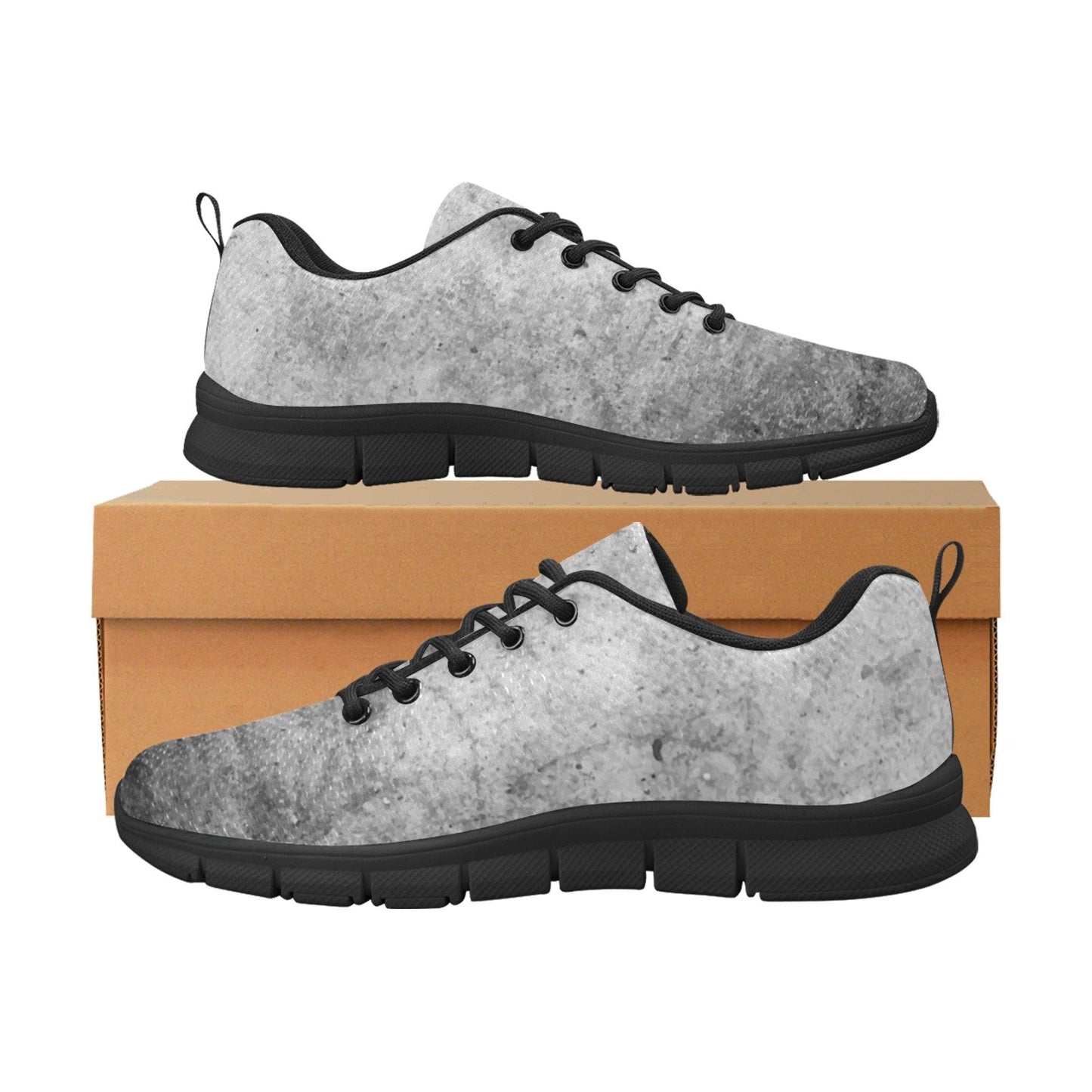 Womens Sneakers, Grey And Black Running Shoes