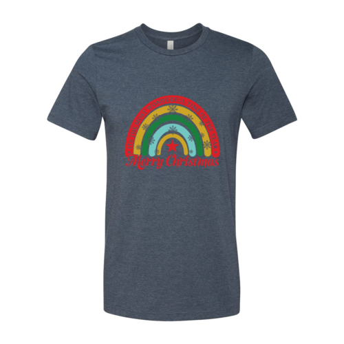 Christmas Rainbow With Snowflakes Shirt