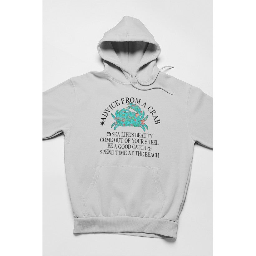 Advies van een krab-hoodie 