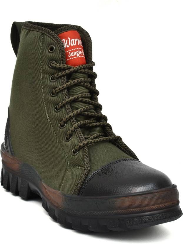 Jungle Boot Army &amp; Trekking Antislip Lichtgewicht Extra kussen binnenkant