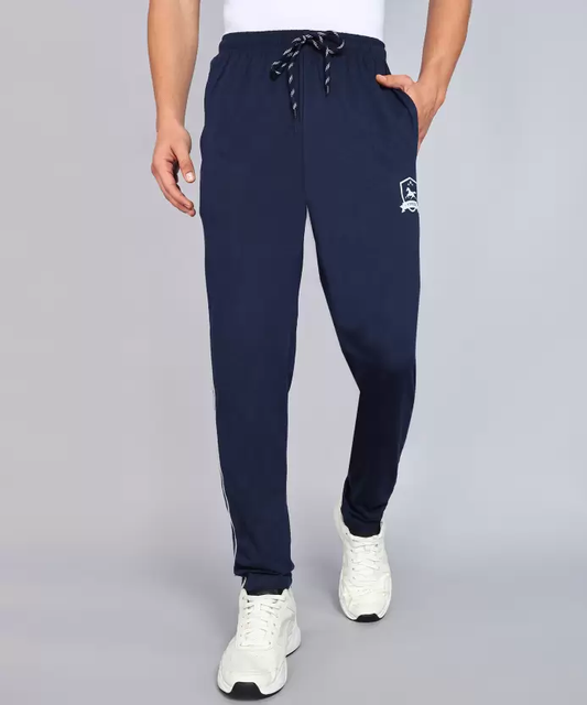 Herren Self Design Blaue Trainingshose Größe XL