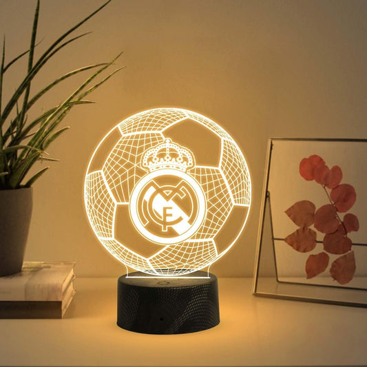 3D Football Illusion LED Night Lamp - Sportkyu
