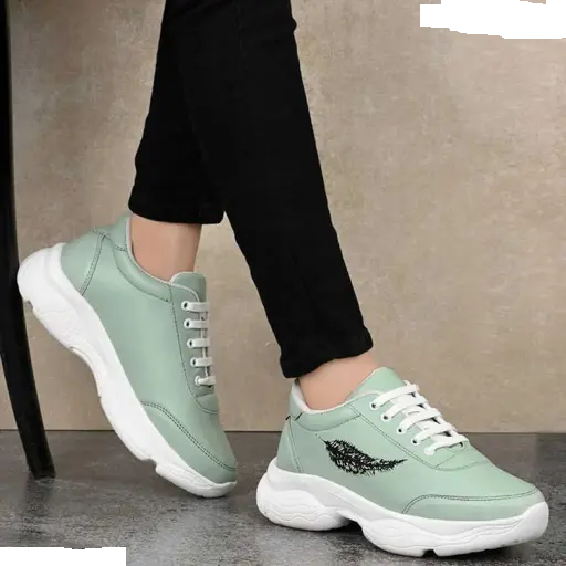 Women's Green styles Sports casuals shoes