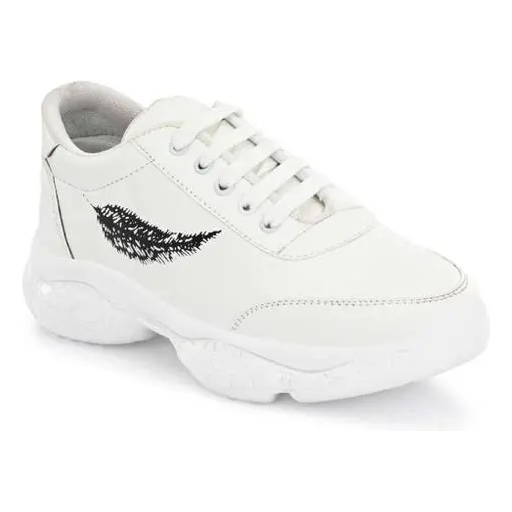 Women's White styles Sports casuals shoes