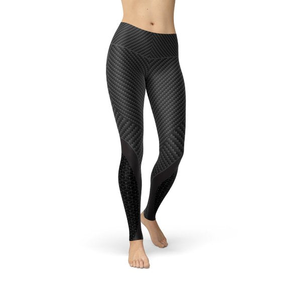 Dames sportlegging van koolstofvezel