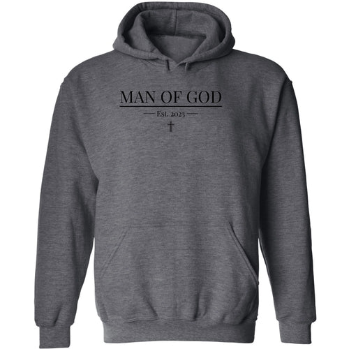 Mens Graphic Hoodie Say It Soul, Man Of God Illustration, Black