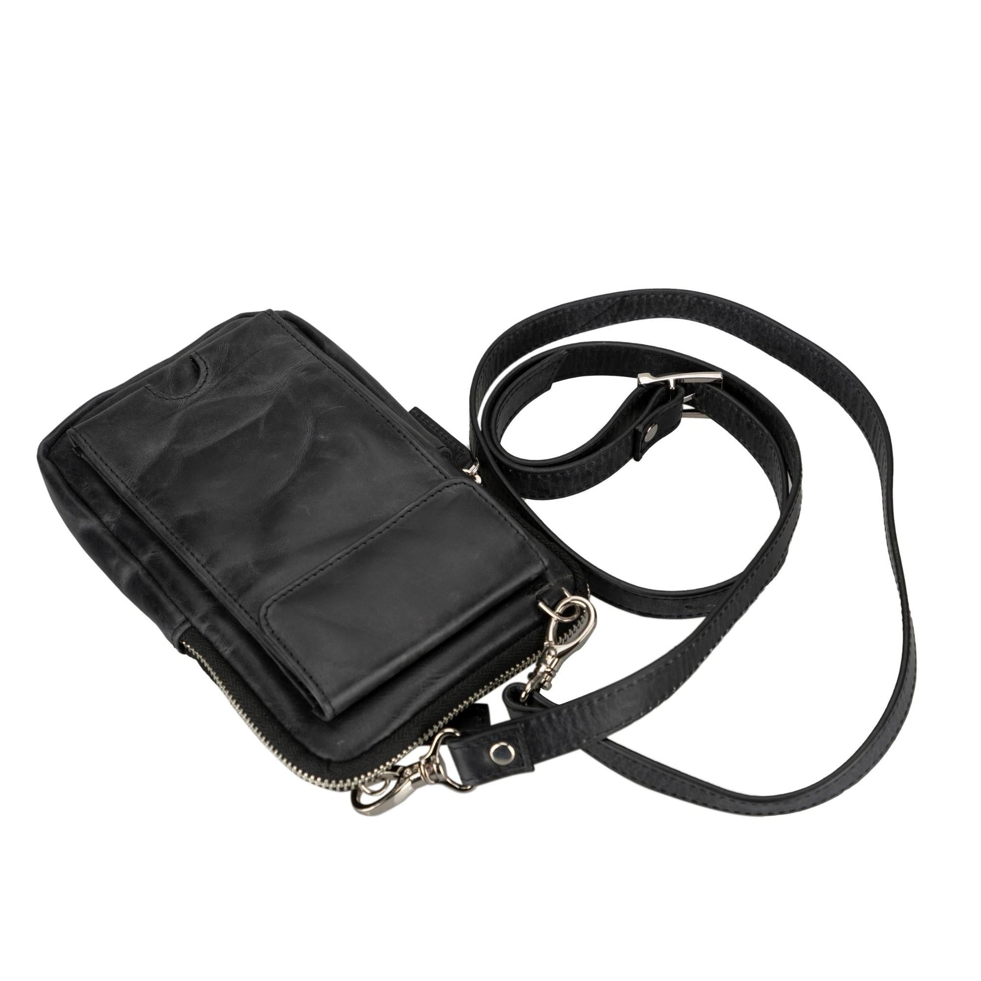 Niagara Leather Crossbody Phone Bag for Men - Sportkyu