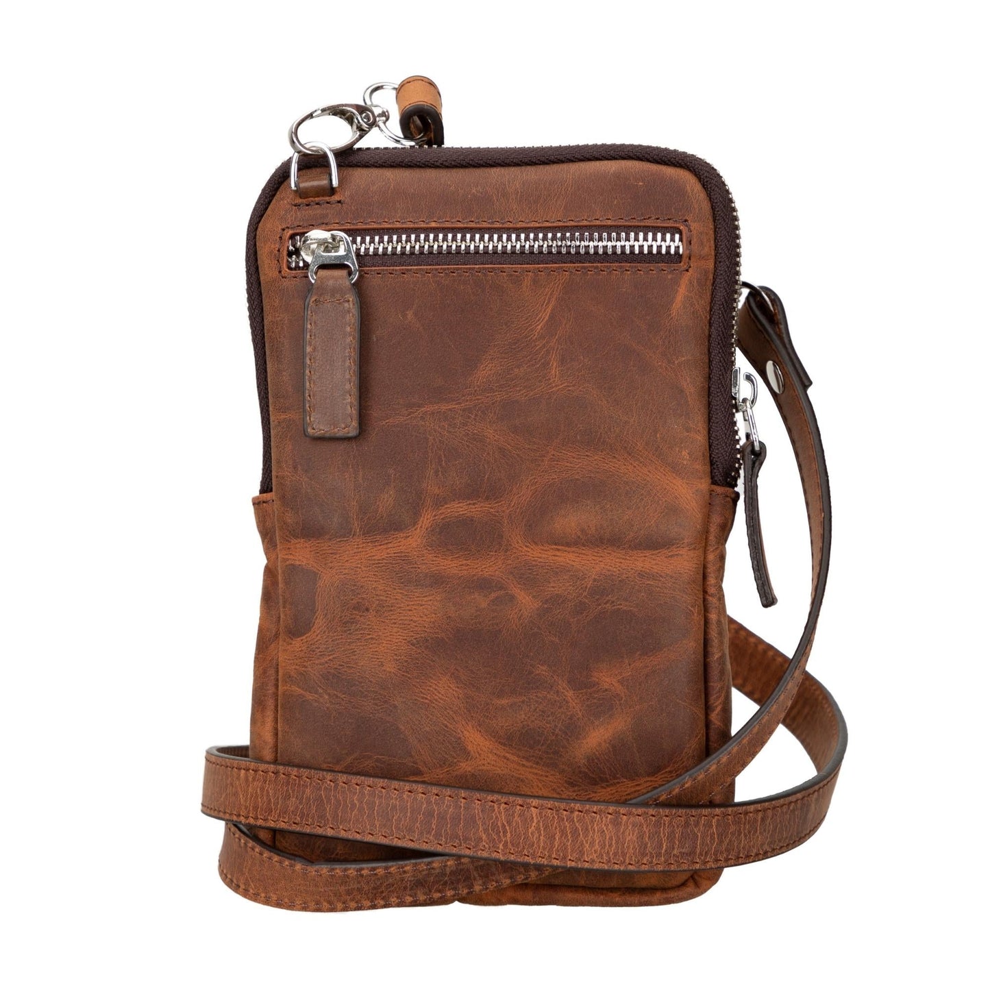 Niagara Leather Crossbody Phone Bag for Men - Sportkyu