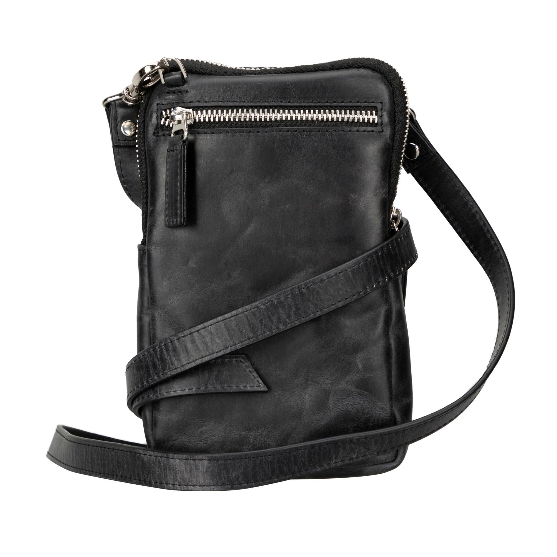 Niagara Leather Crossbody Phone Bag for Men - Sportkyu