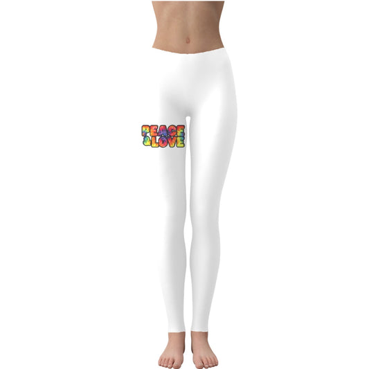 Peace &amp; Love legging in grafische stijl