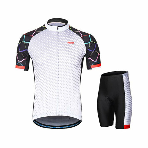 Men Cycling Jersey Sets Short Sleeves Cycling Clothing MTB Sets Bike