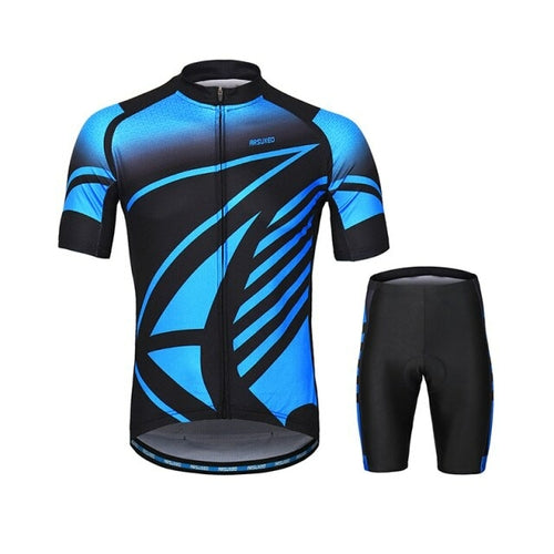 Men Cycling Jersey Sets Short Sleeves Cycling Clothing MTB Sets Bike