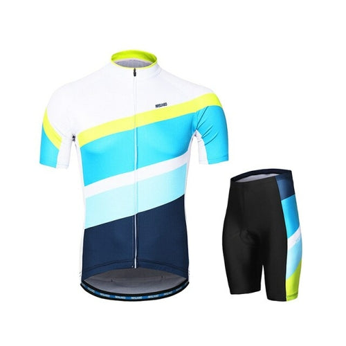 Men Cycling Jersey Sets Short Sleeves Cycling Clothing MTB Sets Bike