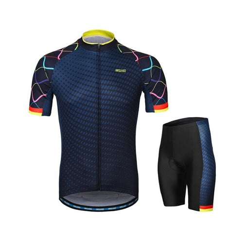 Men Cycling Jersey Sets Short Sleeves Cycling Clothing MTB Sets Bike