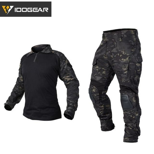 Tactical Uniform BDU G3 Combat Shirt & Pants Knee Pads Update Ver Camo