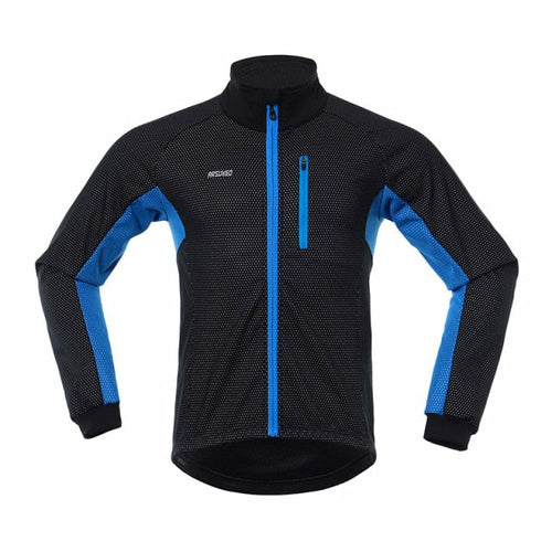 Men Winter Thermal Cycling Jacket Set Windproof Waterproof Warm Bike