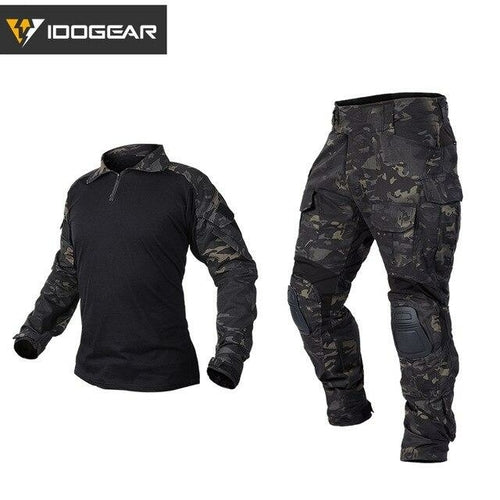 Tactical G3 Combat Suit  Shirt & Pants Knee Pads Update Ver Camo