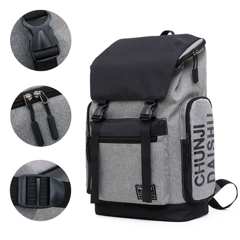 Men's Backpack Oxford Cloth Material British Casual Fashion College