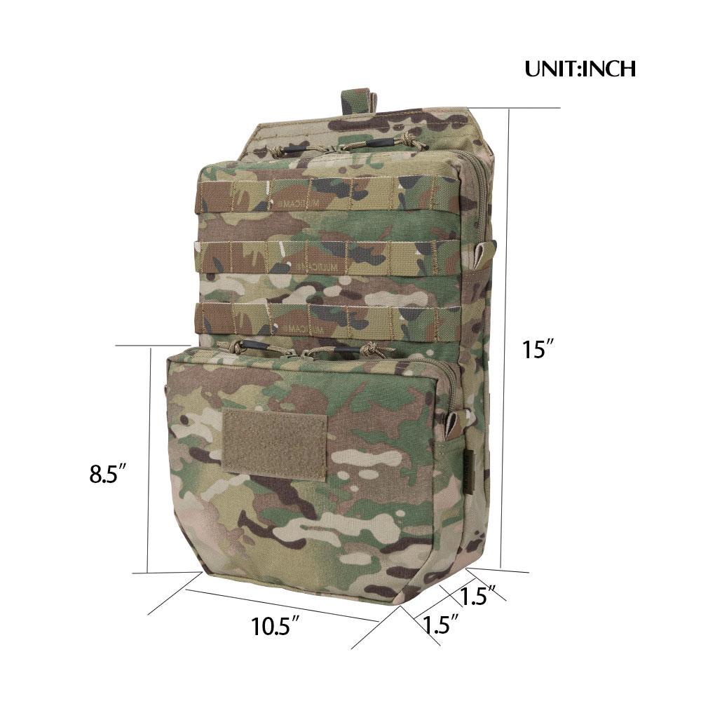 Tactical Hydration Pack for 3L Hydration Combat Water Bladder Hunting